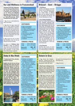 Katalogseite als PDF ansehen - Ganter Reisen Grabenstetten