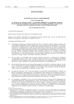 RICHTLINIE (EU) 2015/ 2115 DER KOMMISSION - CE