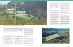 hahn auf, wasser marsch! - Fernwasserversorgung Oberes Allg&auml;u