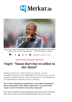 Vogel: "Haben in Deutschland ein