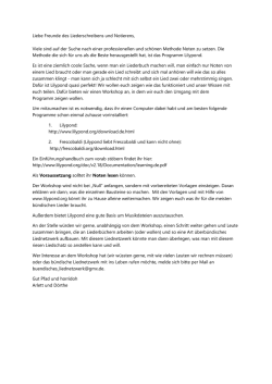 Info & Anmeldung
