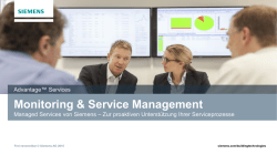 Managed Services - Monitoring und Service