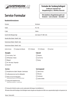 Service Formular