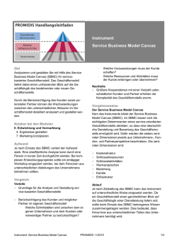 Instrument Service Business Model Canvas