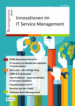 Innovationen im IT Service Management