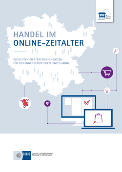 Handel im Online-Zeitalter - IHK Nürnberg für Mittelfranken