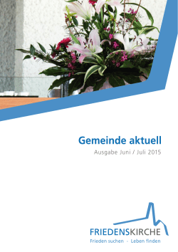 Gemeinde aktuell downloaden