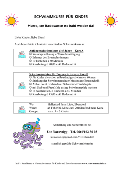 Hurra, die Badesaison ist bald wieder da!