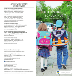 HURRA, ICH BIN BALD SCHULKIND!