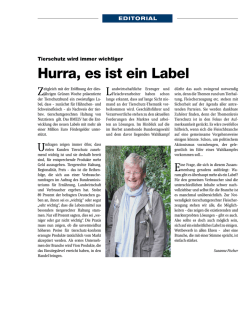 Hurra, es ist ein Label