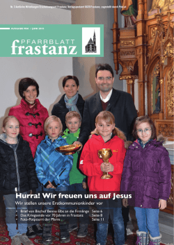 Hurra! Wir freuen uns auf Jesus