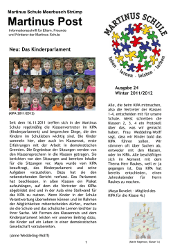 Ausgabe 24 Winter 2011/2012 - der Martinus