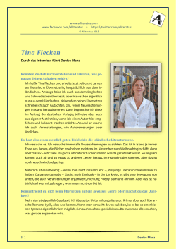 Tina Flecken - Alliteratus