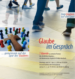 Glaube im Gespr&auml;ch - Pfarreiengemeinschaft Lindau