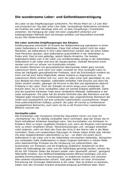 Die wundersame Leber- und