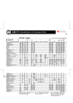 LM-11 gültig ab 13.12.2015 Limburg - Hadamar - Hundsangen