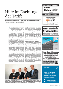 Hilfe im Dschungel der Tarife