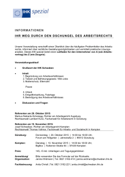 informationen ihr weg durch den dschungel des arbeitsrechts