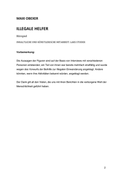 Illegale Helfer