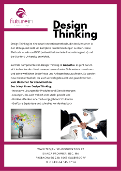 Design Thinking Beschreibung