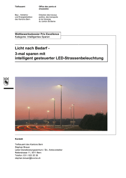 Licht nach Bedarf - 3-mal sparen mit intelligent gesteuerter