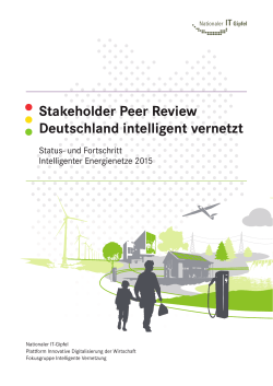 Stakeholder Peer Review Deutschland intelligent vernetzt