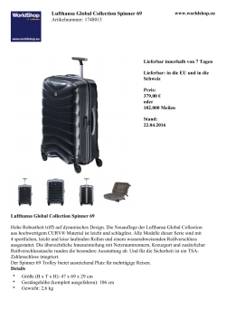 Lufthansa Global Collection Spinner 69