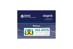 Webinar IAS 2015