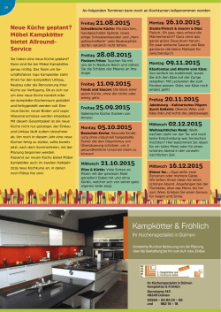 D&uuml;lmen Live August 2015 - M&ouml;bel Kampk&ouml;tter & Fr&ouml;hlich D&uuml;lmen
