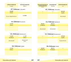 gottesdienst Februar