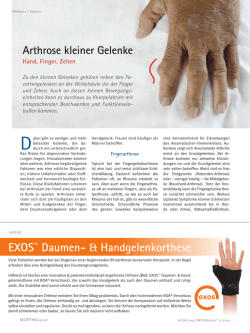 EXOS™ Daumen- & Handgelenkorthese