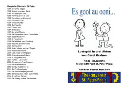 Lustspiel in drei Akten von Carol Graham