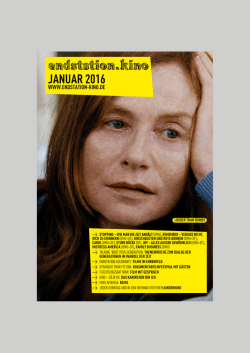 januar 2016 - Endstation Kino