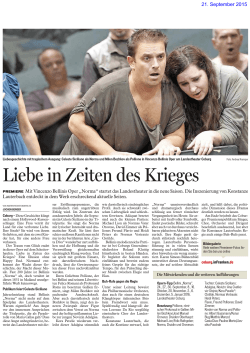 Coburger Tageblatt, 21. September 2015