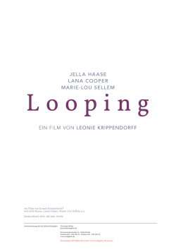 ein Film von Leonie Krippendorff mit Jella Haase, Lana Cooper