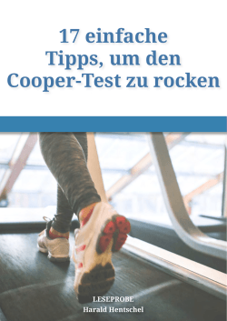 17 einfache Tipps, um den Cooper-Test zu rocken