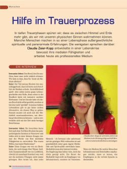 Hilfe im Trauerprozess