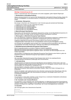 Ständige Vorbemerkung der LB
