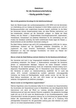 Häufig gestellte Fragen