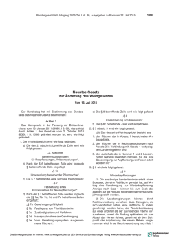 Neuntes Gesetz zur Änderung des Weingesetzes PDF