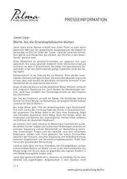 Janet Uyar Warte, bis die Granatapfelbäume blühen