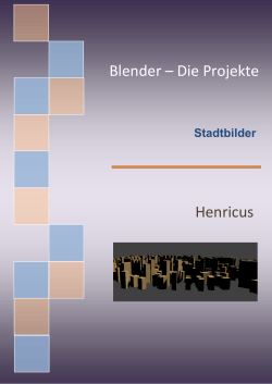 Blender – Die Projekte Henricus
