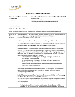 Dringender Sicherheitshinweis