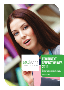 edwin next generation web 2015
