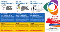 ICH BIN AUF DER HUT