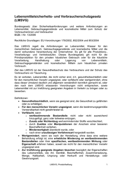 Infos LMSVG Produkthaftung