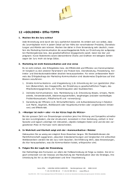 PDF - Swiss Effie