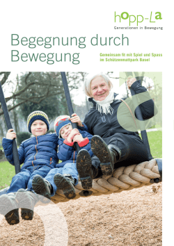 Hopp-la - Departement f&uuml;r Sport, Bewegung und Gesundheit