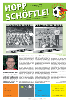 Hopp Sch&ouml;ftle Nr. 75 / Januar 2016