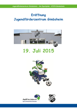 2015-07-19 Eroeffnung Gimbsheim